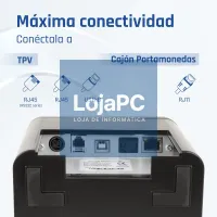 iggual Impressora Térmica TP9000 USB+RJ45+RJ45RS232 — imagem 3
