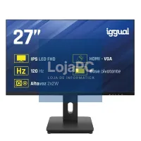 iggual Monitor 27" VGA HDMI 120Hz pivotante AA MM — imagem 1