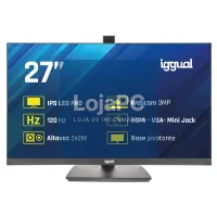 iggual Monitor 27" 120Hz 1ms HDMI VGA MM AA webcam — imagem 1