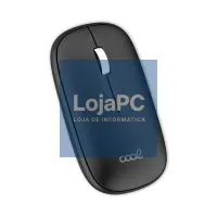 2 in 1 Wireless Silent Mouse (Bluetooth + USB Adapt.) COOL Slim Black — imagem 3