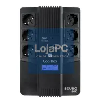 COOLBOX SAI SCUDO3 800VA/480W COM ECRÃ LCD — imagem 1