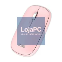 2 in 1 Wireless Silent Mouse (Bluetooth + USB Adapt.) COOL Slim Pink — imagem 1