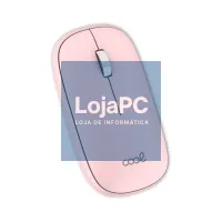 2 in 1 Wireless Silent Mouse (Bluetooth + USB Adapt.) COOL Slim Pink — imagem 3