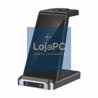 3-in-1 COOL Wireless Charger Dock Base Black — imagem 1