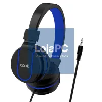 3.5 mm Jack Headphones COOL Toronto Black-Blue — imagem 2