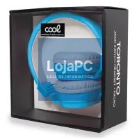 3.5 mm Jack Headphones COOL Toronto With Micro Blue — imagem 4