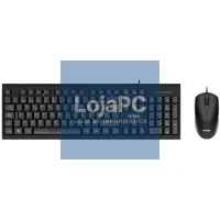 NILOX Kit Teclado+rato NXKME0011 Usb Preto — imagem 1