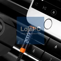 3.5 mm Jack to 3.5 mm Jack Cable COOL Audio-Audio Nylon Black (1m) — imagem 2
