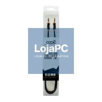 3.5 mm Jack to 3.5 mm Jack Cable COOL Audio-Audio Nylon Black (1m) — imagem 3