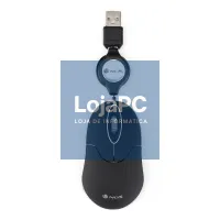 NGS Rato Retráctil SINBLACK 1000dpi Preto — imagem 1