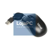 iggual Rato retráctil COM-BASIC-800DPI preto — imagem 1