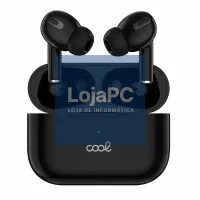 Auscultadores Stereo Bluetooth Earbuds COOL Chester Preto — imagem 1