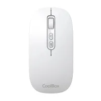 Coolbox Rato W02-IA sem fios RF+BT Branco — imagem 1