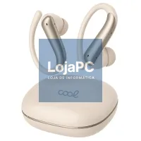 Auscultadores Stereo Bluetooth Earbuds COOL Gym ANC Beige — imagem 1