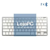 iggual Teclado Bluetooth Slim TKL-BT prateado 2 canal — imagem 1