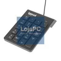 iggual Teclado numérico USB CK-NUM-19T preto — imagem 5