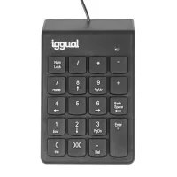 iggual Teclado numérico USB CK-NUM-19T preto — imagem 1