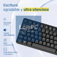 iggual Teclado USB padrão CK-SILENT-105T preto — imagem 3