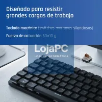 iggual Teclado USB mecânico CK-MECHA-105T preto — imagem 2
