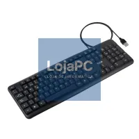Tooq Teclado USB padrão 104 teclas Preto — imagem 1