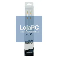 Cable Jack 3.5 mm to Jack 3.5 mm COOL Audio-Audio Nylon Silver (1m) — imagem 3