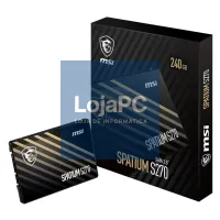 MSI SSD Spatium S270 240Gb 2.5" Sata 3 6Gbps — imagem 1