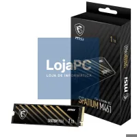 MSI SSD Spatium M461 1Tb PCIe 4.0 NVMe 5000 Mb-s — imagem 1