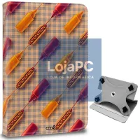 Case COOL Ebook Tablet 9.7 - 11 Inches Universal Drawings Hot Dogs (Square) — imagem 1