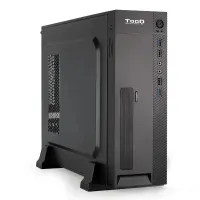 Tooq Caixa Slim Micro ATX TQC-3008U3C 500W Preta — imagem 1