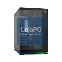 NOX Semi-torre ATX HUMMER GALAXY ARGB Preta — imagem 1