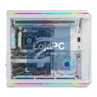 NOX Semi-torre ATX Hummer Anvil Cristal Curv Branco — imagem 3