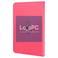 Case COOL Ebook Tablet Universal 9.7 - 11 inches Pink Leatherette (Square) — imagem 3