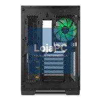 NOX Semi-torre Deluxe HUMMER ASTRA Preta — imagem 2