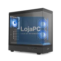 NOX Semi-torre HUMMER SIGNAL Frameless ARGB Preto — imagem 2
