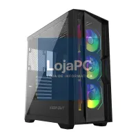 Keep Out Caixa M-Atx KO XC-500 ARGB Usb3 BlackGlass — imagem 1