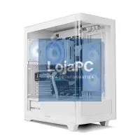 NOX Semi-torre HUMMER ETHER Cristal Curvo Branco — imagem 1