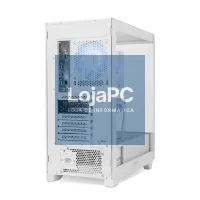 NOX Semi-torre HUMMER ETHER Cristal Curvo Branco — imagem 3