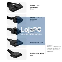 COOLBOX Fonte Alimentac. ATX POWERLINE III 550W — imagem 2