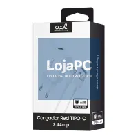 Charger + Cable Type C COOL Universal 2.4Amp White — imagem 2