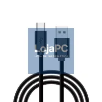 Compatible USB Cable COOL Universal (micro-usb) 1.2 meters Black 2.4 Amp — imagem 1