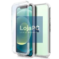 COOL 3D Silicone Case for iPhone 12 / 12 Pro (Transparent Front + Back) — imagem 1