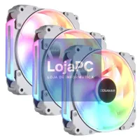Cougar Vent. Modular Apolar 120 Argb White (3pcs) — imagem 1