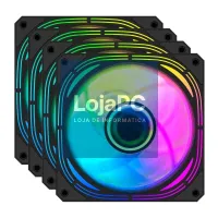 Coolbox KIT 4 Vent.12cm ARGB Infinity Pro — imagem 1