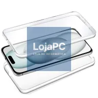 COOL 3D Silicone Case for iPhone 15 (Transparent Front + Back) — imagem 2