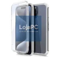COOL 3D Silicone Case for iPhone 15 Pro (Transparent Front + Back) — imagem 1