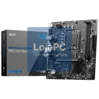 MSI Placa-mãe PRO H610M-E DDR4 mATX 1700 — imagem 1