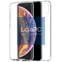 COOL 3D Silicone Case for iPhone XS Max (Transparent Front + Back) — imagem 1