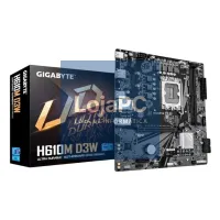 Gigabyte Placa-mãe H610M D3W DDR5 mATX 1700 — imagem 1