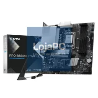 MSI Placa-mãe PRO B860M-P WIFI6E mATX D5 1851 — imagem 1