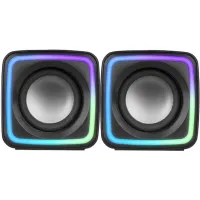 MARS GAMING Colunas MSCUBE Premium 8W BLACK — imagem 1
